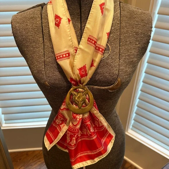 Fox Vintage Horse Brass (Scarf Slide) - Picture 3 of 4